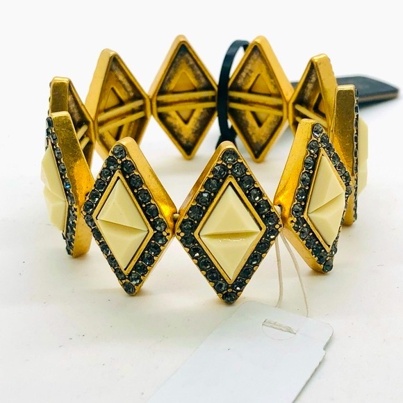 J.Crew Rhinestone Statement Bracelet NWT - Picture 8 of 10